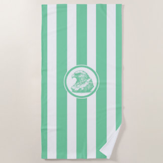 Jade Birdman Artefact Stripe Beach Towel