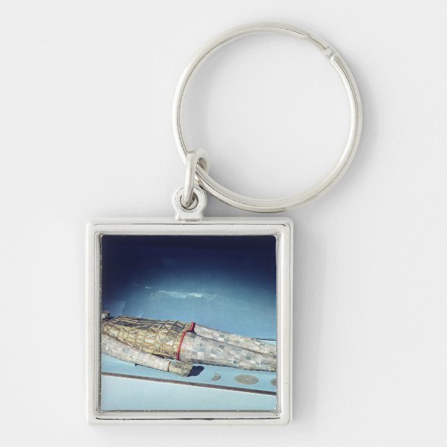 Jade burial suit key ring (Front)