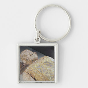 Jade burial suit key ring