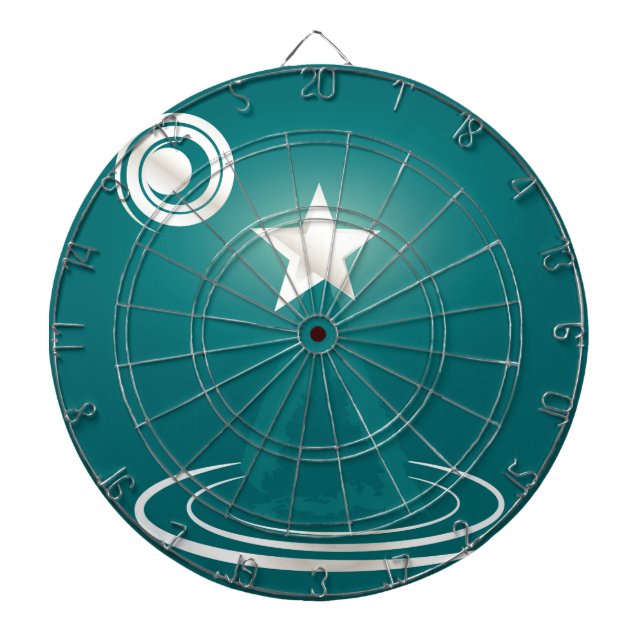 Jade Christmas dream Dartboard (Front)