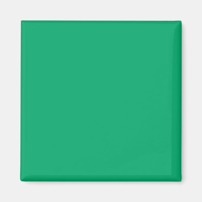 Jade Green 00A86B Colour - With Option to Add Name Magnet (Front)