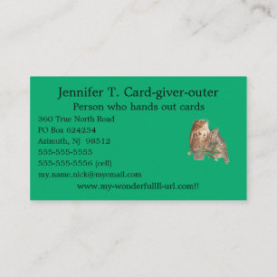 Jade Green 00A86B Monochrome Single Solid Colour Business Card