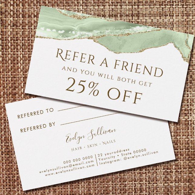 Jade Green Agate Referral Card (Creator Uploaded)