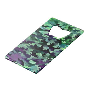 Jade Green and Purple Camouflage Pattern