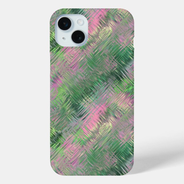 Jade Green Crystal Gel Pattern Case-Mate iPhone Case (Back)