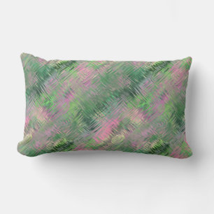 Jade Green Crystal Gel Pattern Lumbar Cushion