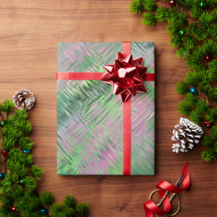 Jade Green Crystal Gel Pattern Wrapping Paper