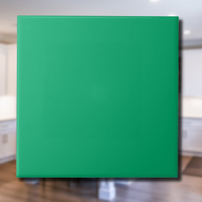 Jade Green Solid Colour | Classic | Elegant Ceramic Tile (Creator Uploaded)