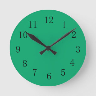 Jade Green Wall Clock