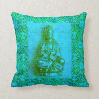 Jade Kwan Yin Cushion