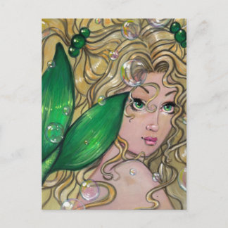 "Jade Mermaid" postcard