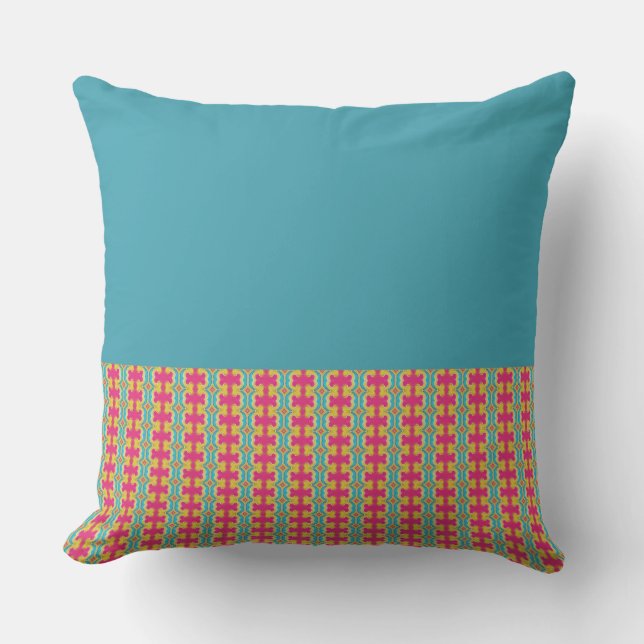 Jade Patterned Cushion (Front)
