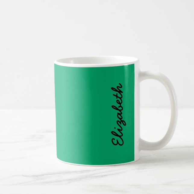 Jade Solid Colour Coffee Mug (Right)