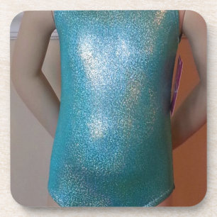 Jade Sparkle Gymnastics Leotard Lover Coaster