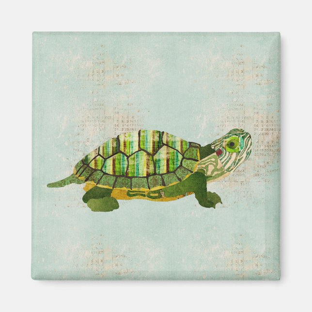 Jade Turtle Magnet (Front)