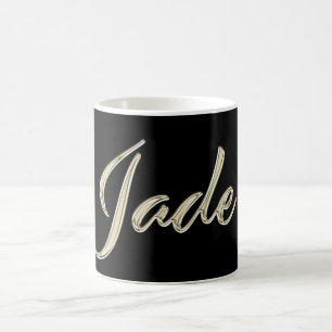 Jade white Handwriting Tasse Kaffeetasse Coffee Mug
