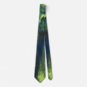 Jaded Lover 1 Deep Green Abstract Tie