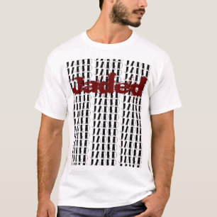 JADED on a White Cotton T-Shirt for Women or Men