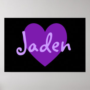 Jaden in Purple Poster