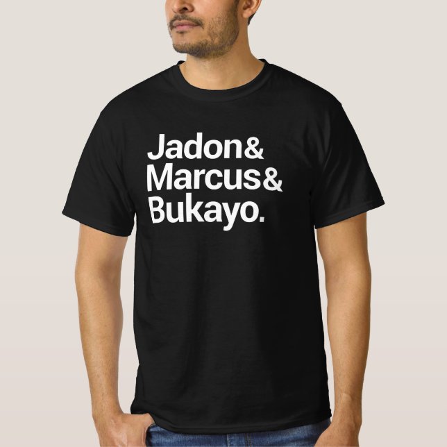 Jadon & Marcus & Bukayo Shirt, Jadon Marcus Bukayo T-Shirt (Front)