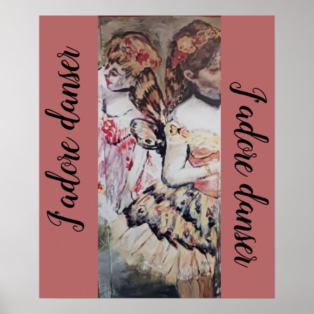 J'adore danser poster (Front)