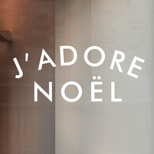 J'adore Noel | Christmas Minimalist Simple White (Creator Uploaded)