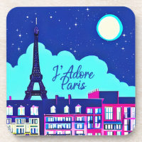 J'adore Paris - Fantasy Paris Under a Full Moon 