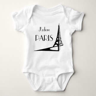 J'adore PARIS infant Baby Bodysuit