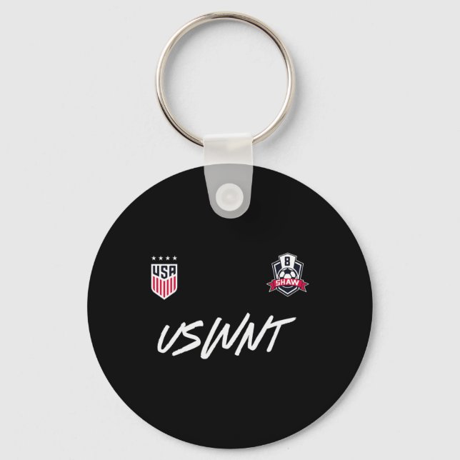 Jaedyn Shaw 8 Navy Uswnt Officially Licensed  Key Ring (Front)