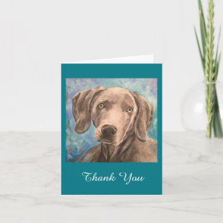 "Jaeger"- Weimaraner Notecard