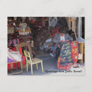 Jaffa Flea Market Photograph Postcard