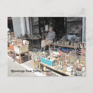 Jaffa Flea Market Photograph Postcard