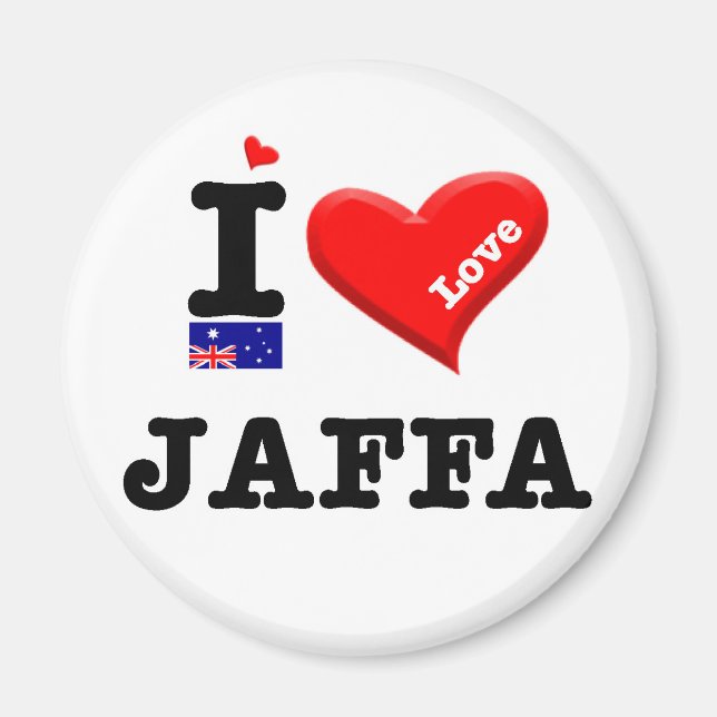 JAFFA - I Love Magnet (Front)