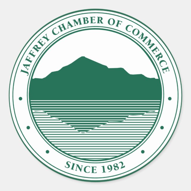 Jaffrey Chamber of Commerce Classic Round Sticker (Front)