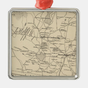 Jaffrey, Cheshire Co Metal Tree Decoration