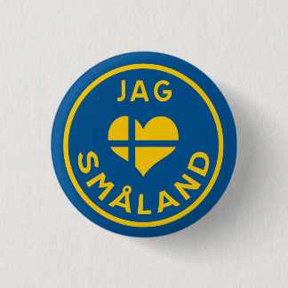 Jag älskar Småland - I love Småland 3 Cm Round Badge