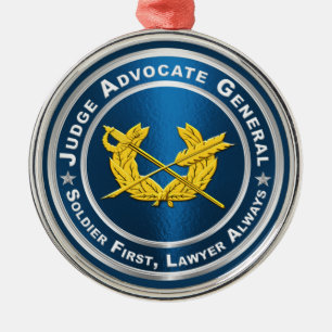 JAG Judge Advocate General  Metal Ornament
