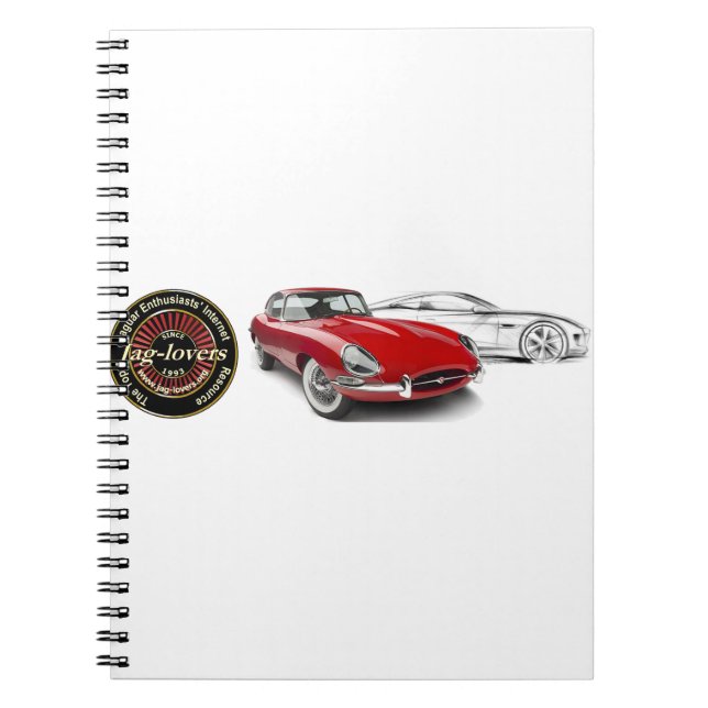 Jag-lovers E-Type Notebook (Front)