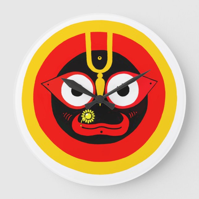 jagannatha "Lord of the Universe" Wall Clock (Front)