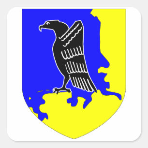 Jagdgeschwader 1 (JG 1) Oesau Stab I Insignia Square Sticker