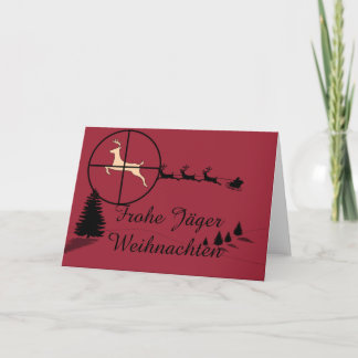 Jagdliche Weihnachtskarte Holiday Card