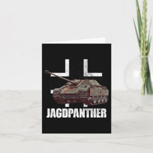 Jagdpanther Hunting Panther German Tank Destroyer Card