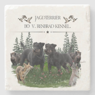 Jagdterrier Bo v. Renbrad Kennel. HP Laptop Skin C Stone Coaster
