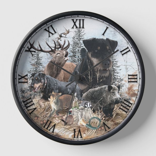 Jagdterrier  clock (Front)