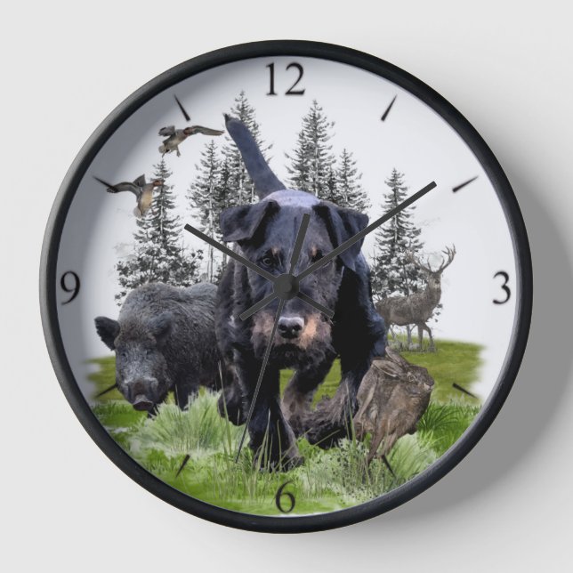 Jagdterrier  clock (Front)
