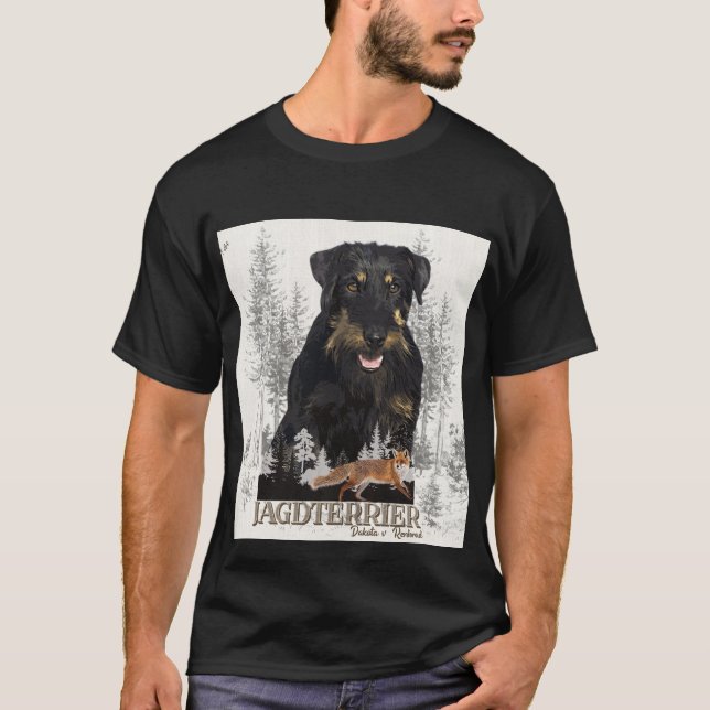 Jagdterrier Dakota v. Renbrad Faux Canvas Print Ac T-Shirt (Front)
