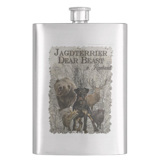 Jagdterrier, Dear Beast v. Renbrad  Flask (Front)