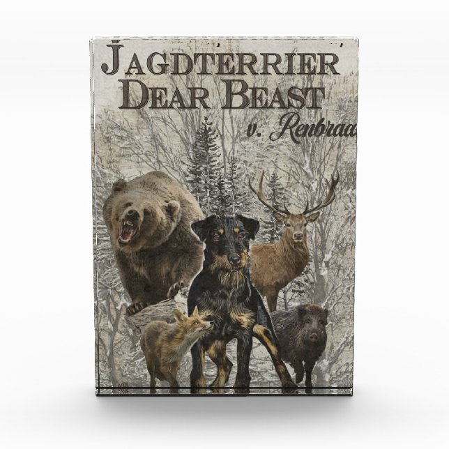 Jagdterrier, Dear Beast v. Renbrad Paperweight Photo Block (Front)