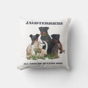 Jagdterrier Flask T-Shirt Cushion