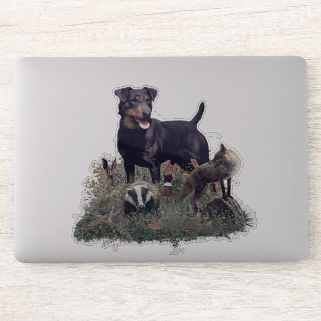 Jagdterrier, German Hunting Terrier Sticker (Computer)